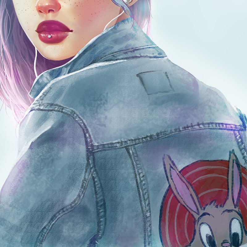 Рисунок девушки