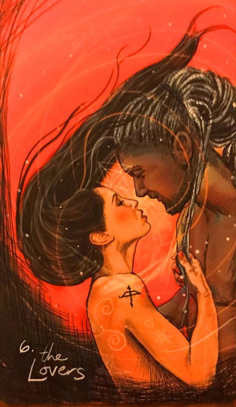Карта Таро влюбленные