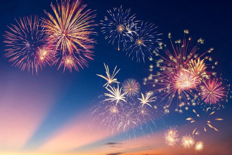 Фон фейерверк