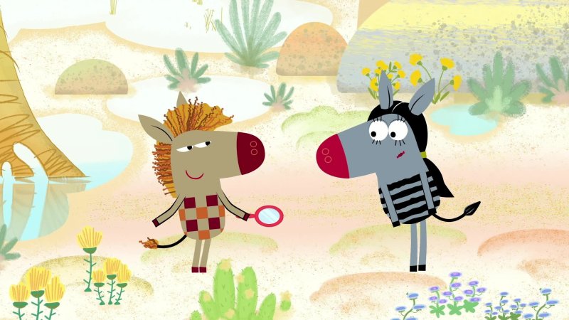 Зебра в клеточку мультфильм