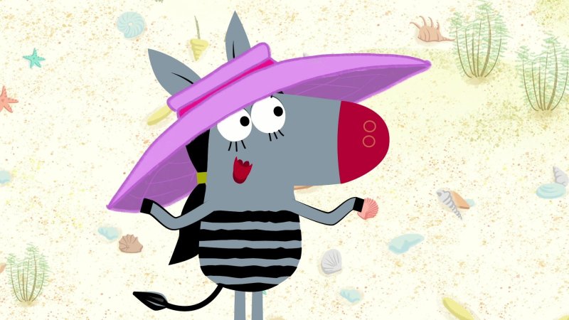 Зебра клеточка из мультика