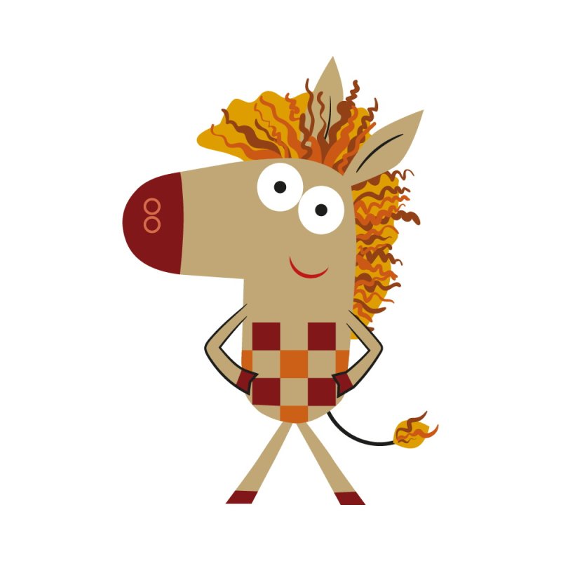 Зебра в клеточку клеточка