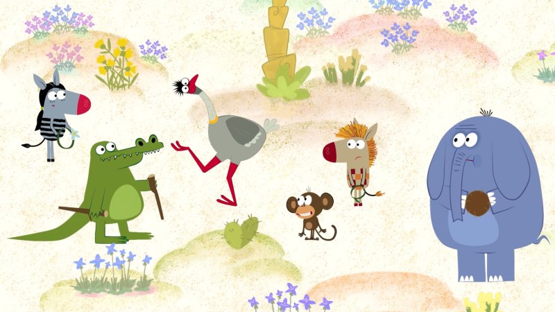 Яна из мультика Зебра в клеточку