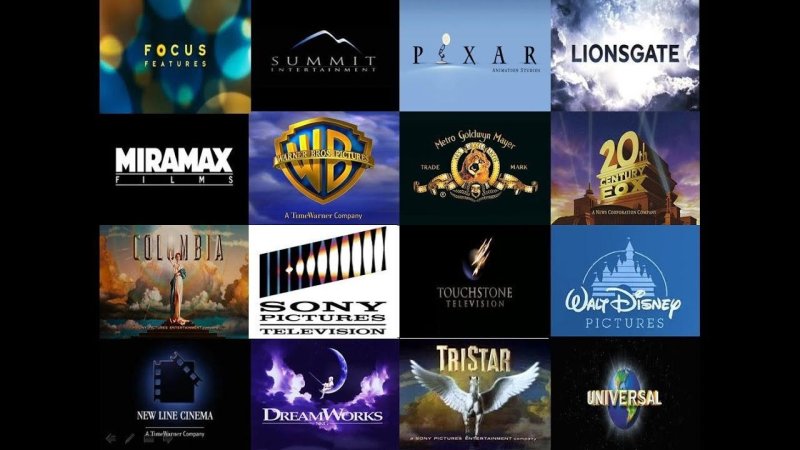 Эмблемы американских кинокомпаний
