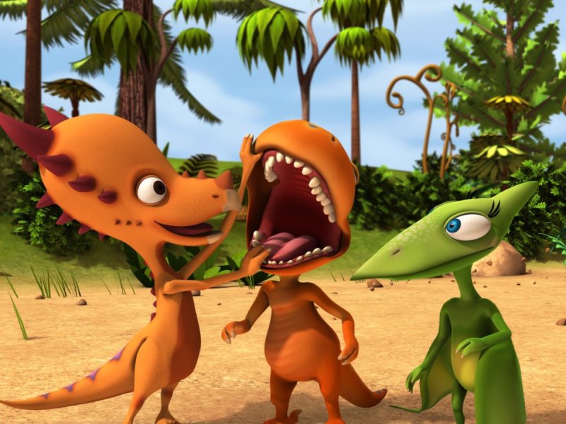 Динозаврик Бадди поезд динозавров