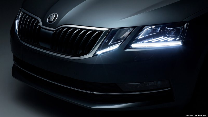 Skoda Octavia a8 черная
