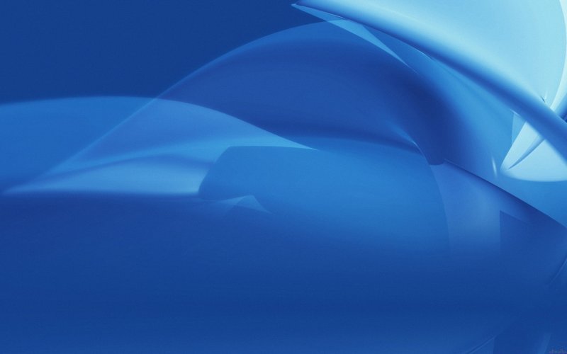 Сине голубая абстракция