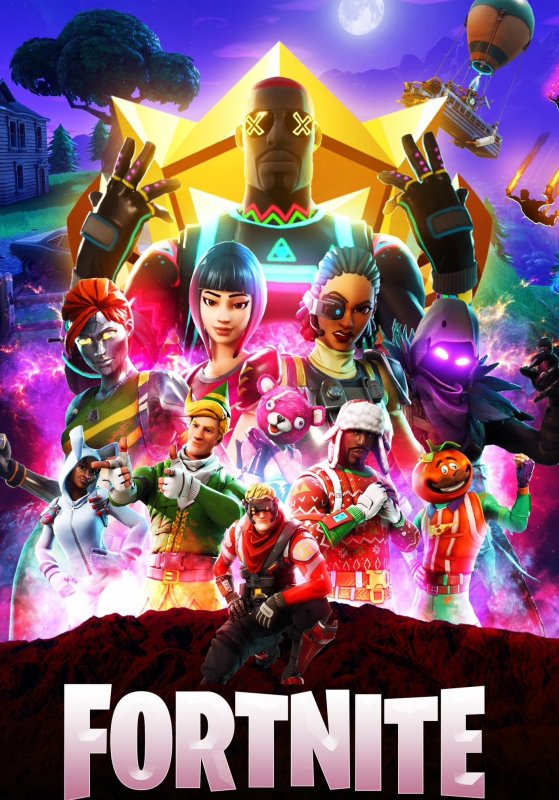 Постеры игр с ФОРТНАЙТ