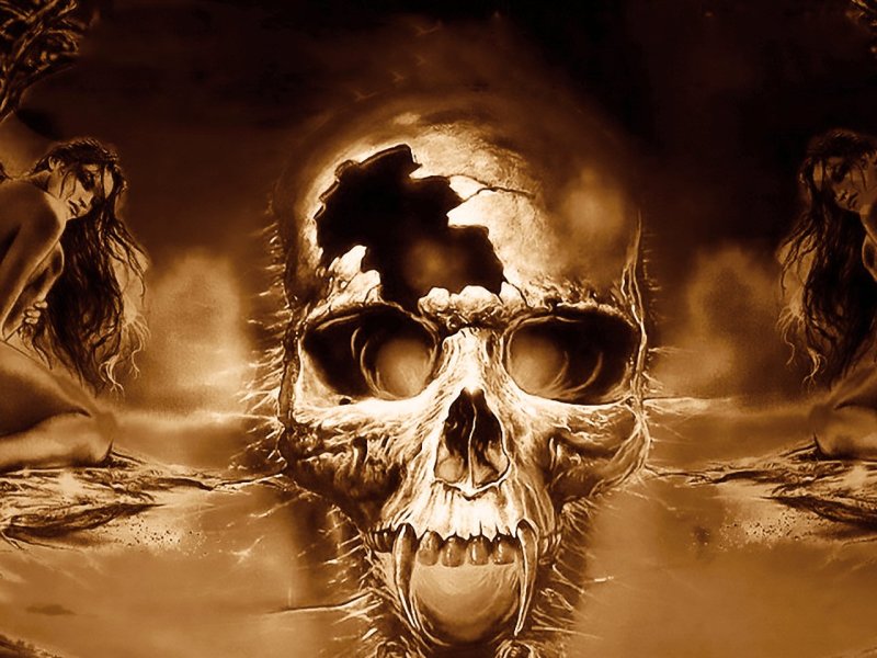 Череп на заставку