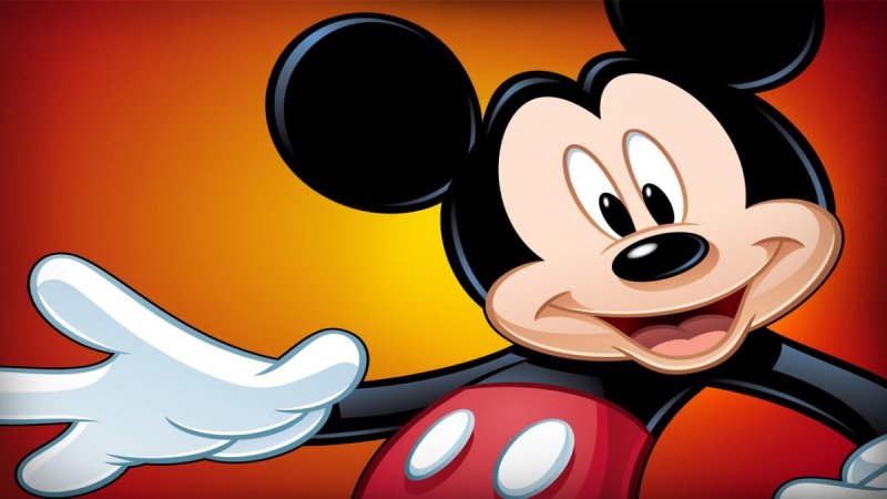 Фон для рабочего стола Микки Маус