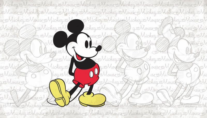 Фон для рабочего стола Микки Маус