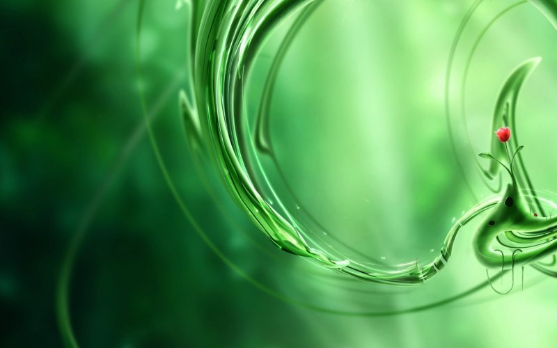 Картинки на рабочий стол зеленые