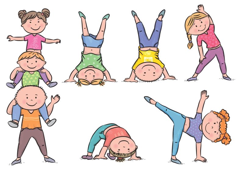 Зарядка рисунок для детей
