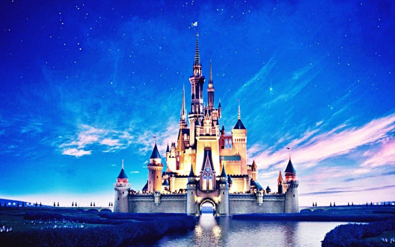 Уолт Дисней замок HD