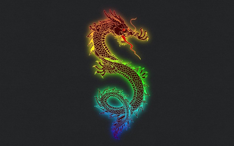 Красивый китайский дракон