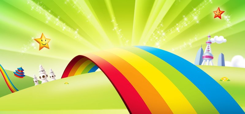 Фон красочный детский