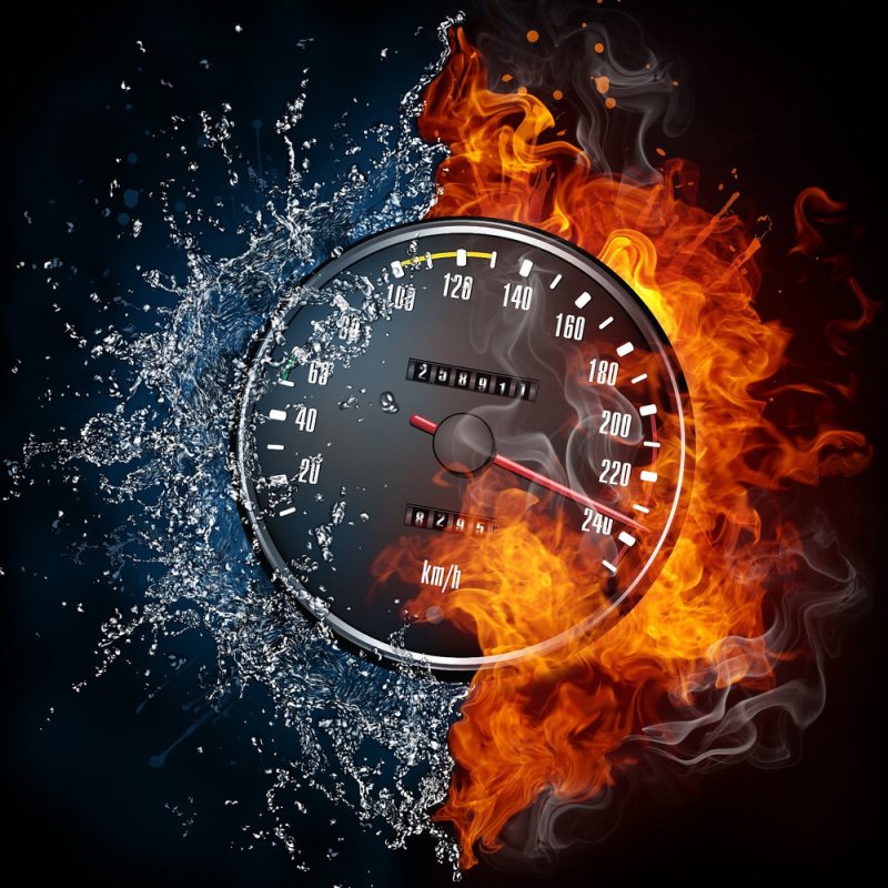 Красивый спидометр