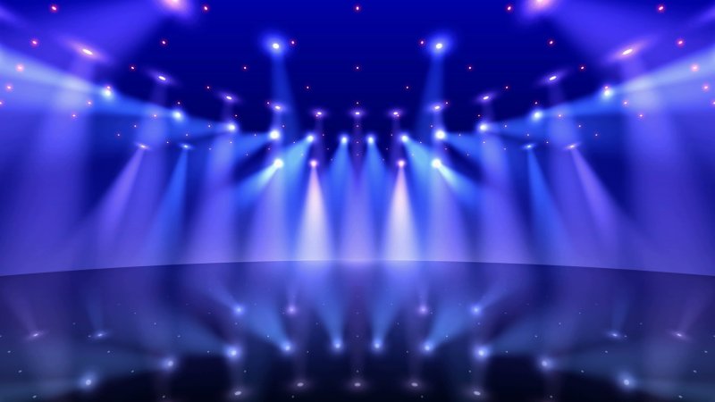 Красивый свет на сцене