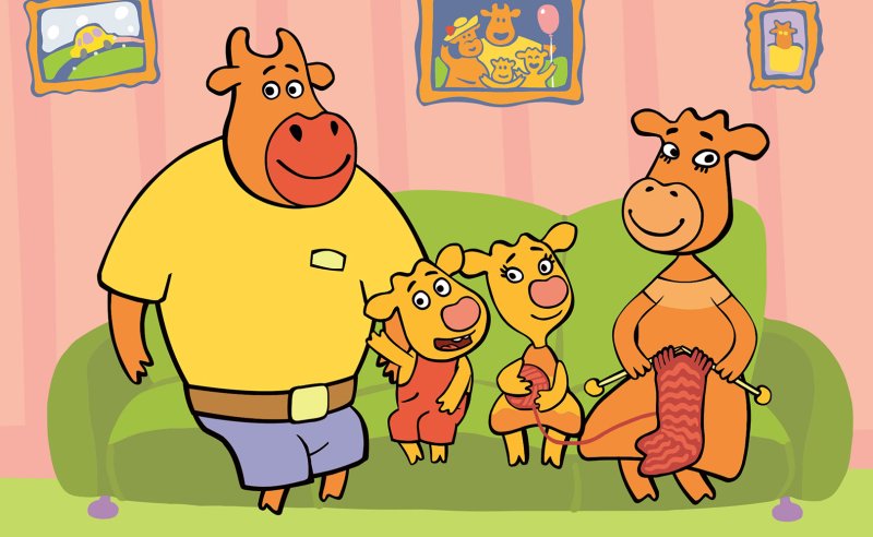 Оранжевая корова мультфильм Деда Харитон