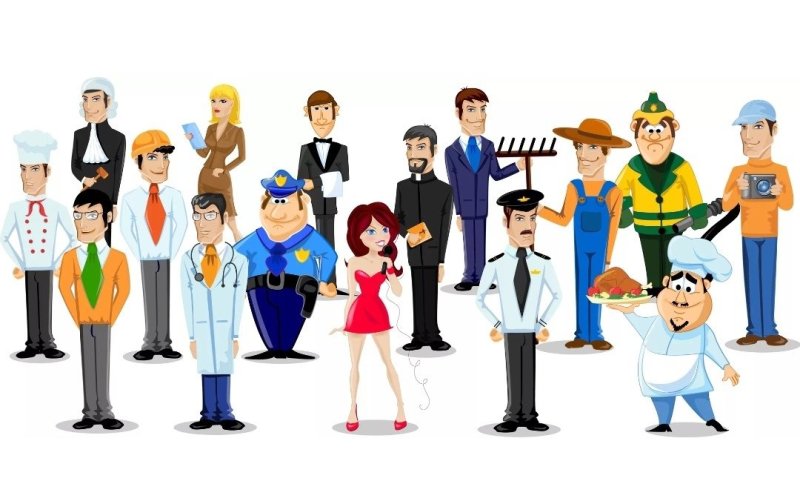 Рисунки разных профессий