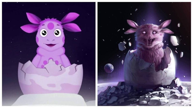 Лунтик картина