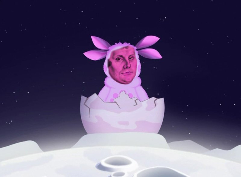 Лунтик я родился Мем