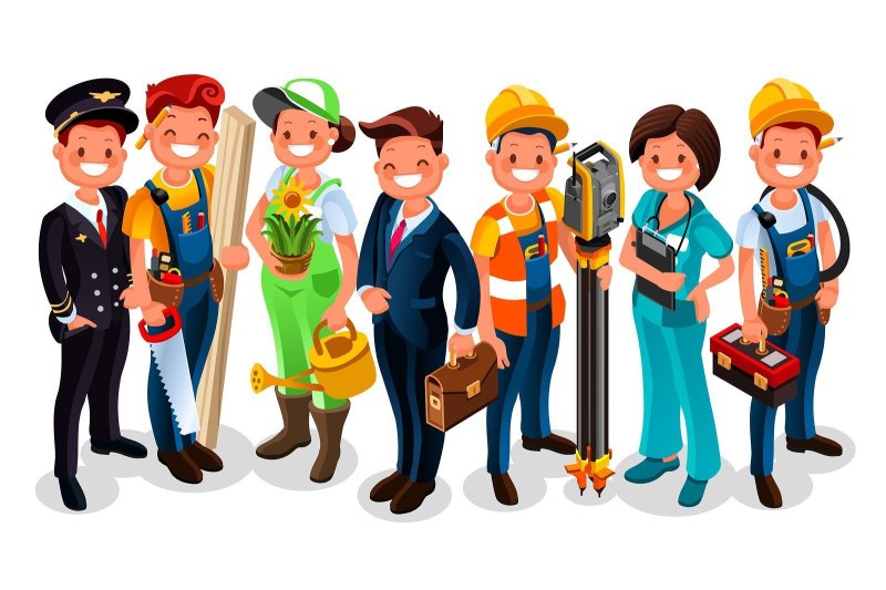 Профессии мультяшные