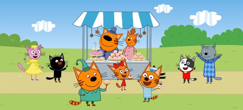 Три кота мультсериал 3 сезон