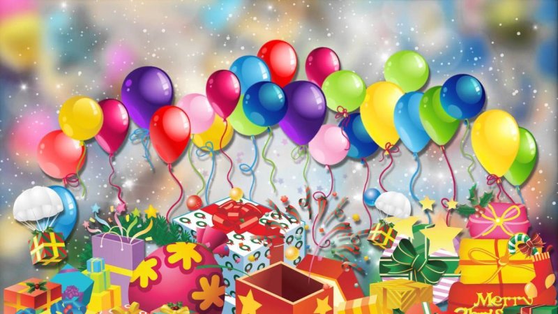 Фон с днем рождения детский