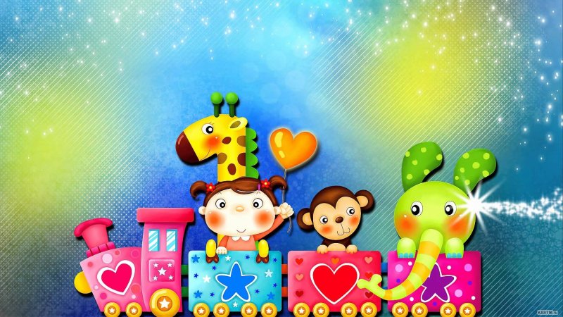 Красивый детский фон