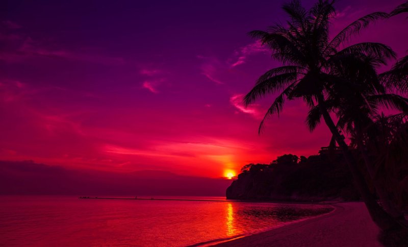 Красивый закат