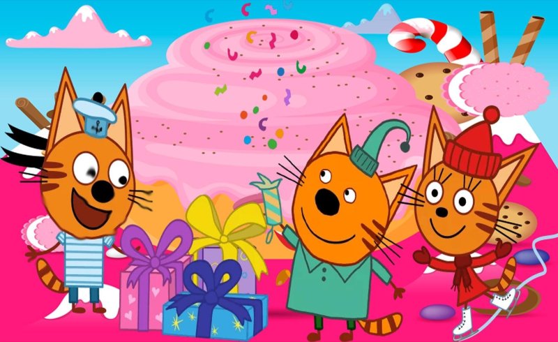 Три кота картинки Миу Миу