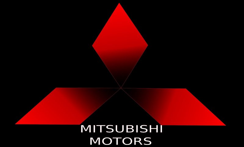 Логотип Mitsubishi для магнитолы