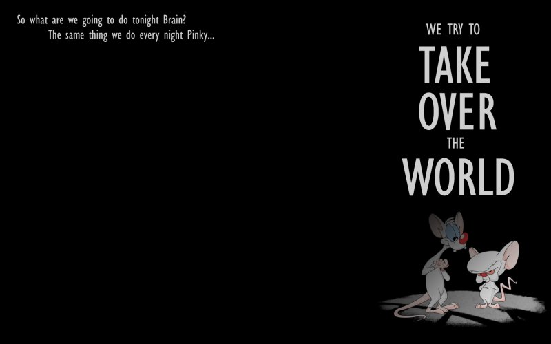 Пинки и Брейн плакат