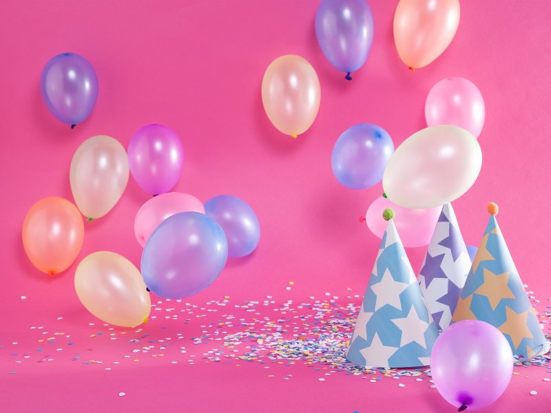 Фон с воздушными шарами