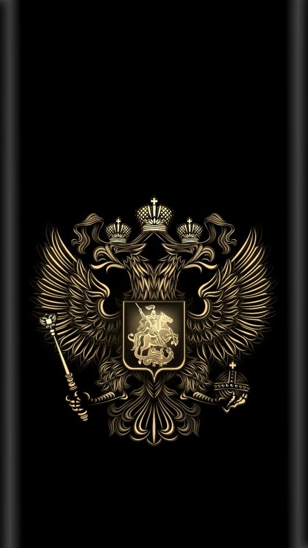 ГЕГБ Росси на черном фоне