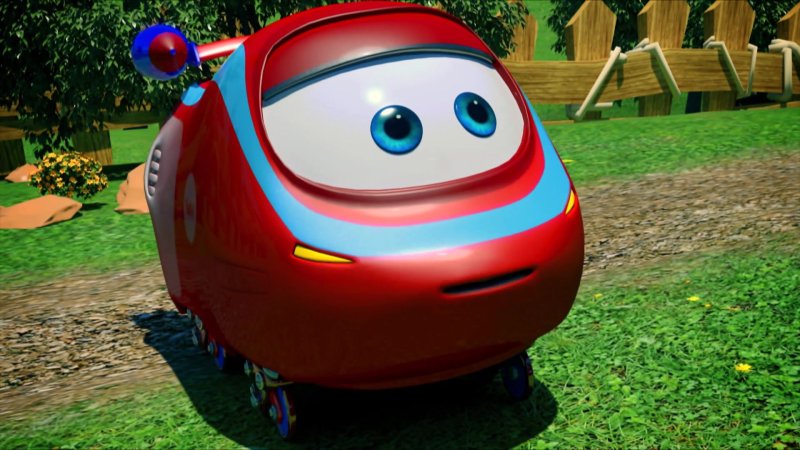 Герои мультика паровозик Тишка