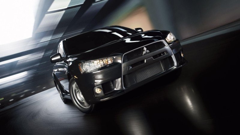 Mitsubishi Lancer EVO 10 чёрный