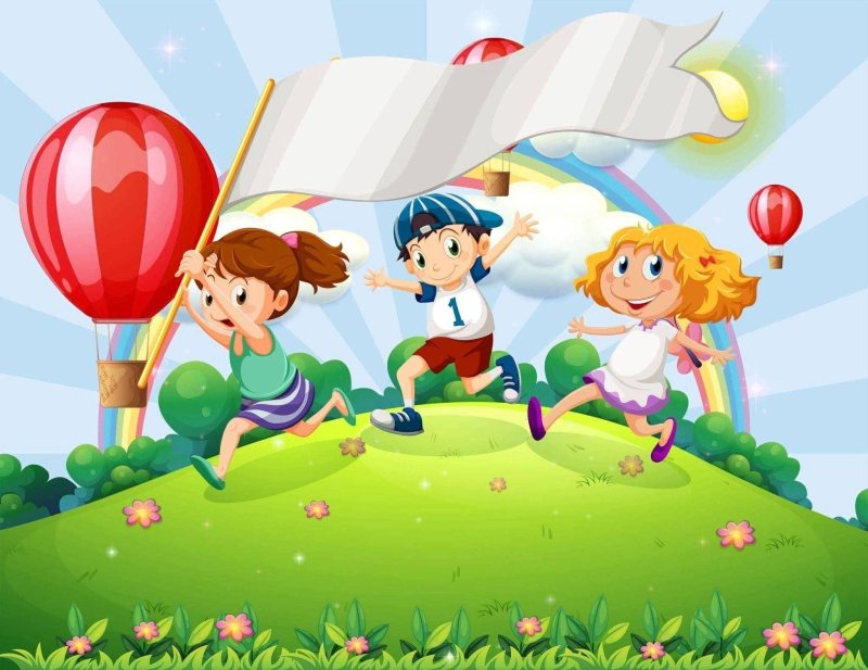 Спортивный баннер для детского сада