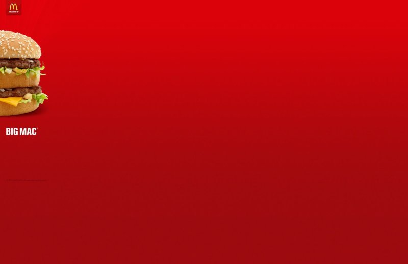Красный фон для фаст фуда