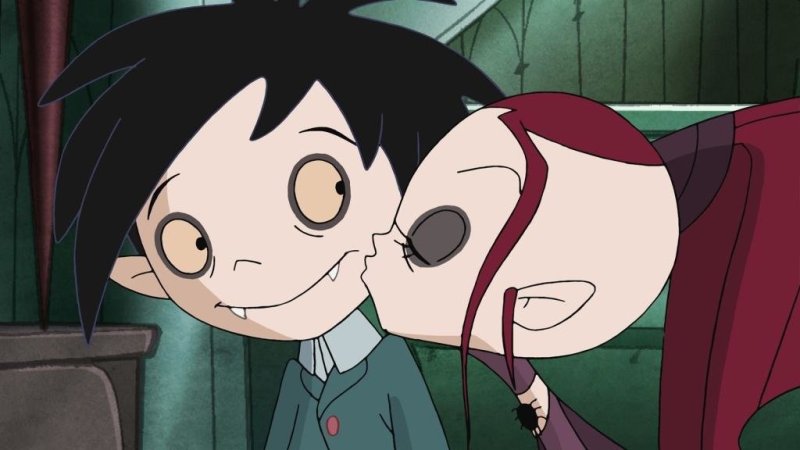 Школа вампиров Оскар и солнышко поцелуй