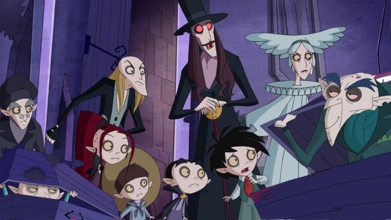 Школа вампиров мультсериал Оскар и солнышко