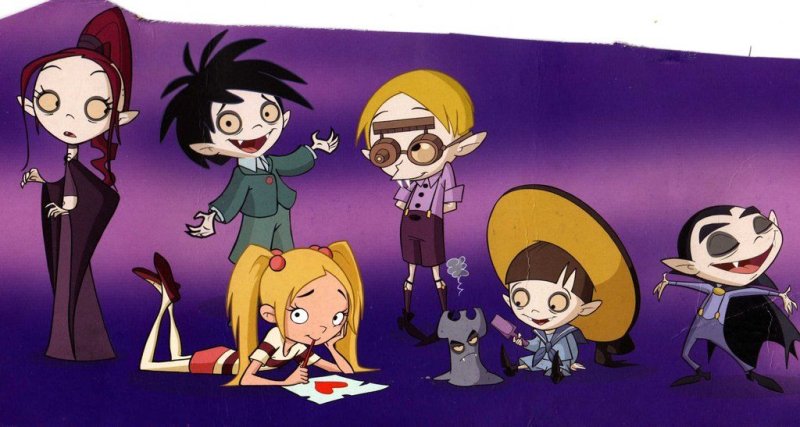 Школа вампиров Оскар и солнышко арт