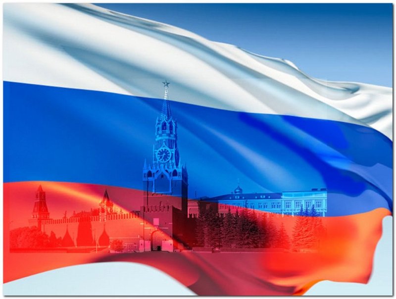 Флаг РФ фон