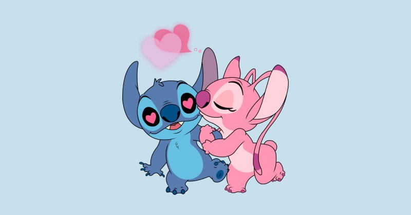 Энджел розовая Стич