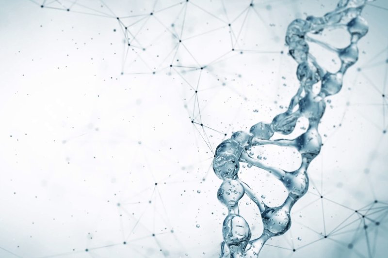 Фон для презентации молекулы