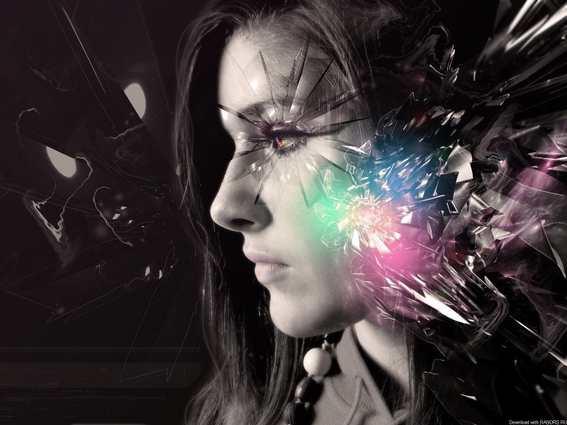 Портрет в стиле Техно