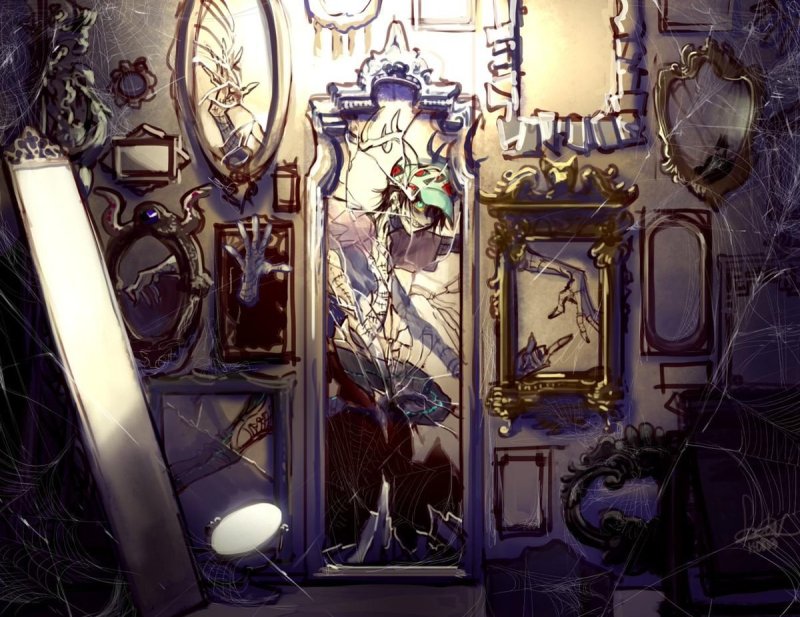 Комната с множеством зеркал