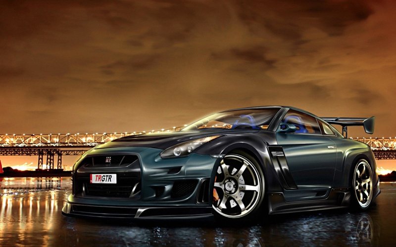 Nissan GTR r35 Black
