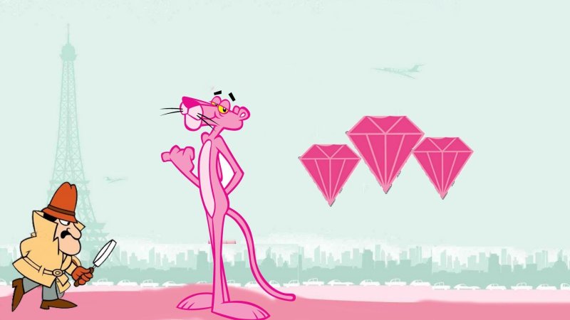 Розовая пантера мультфильм